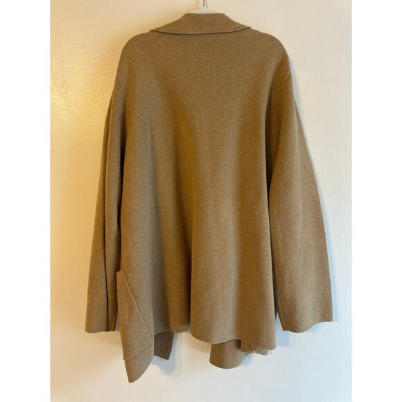 NWOT JCrew Eloise Blazer Cardigan Camel Light Academia Preppy Cottagecore Medium - Picture 3 of 5